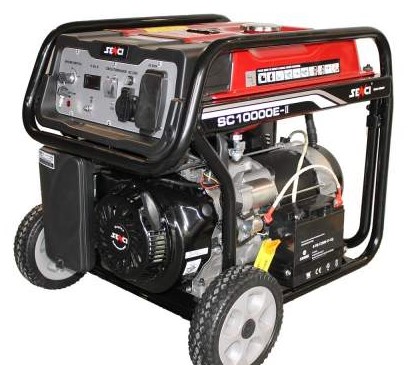 Генератор бензиновий SENCI 1 фаза (220В), 8кВт, (SC10000E TOP)